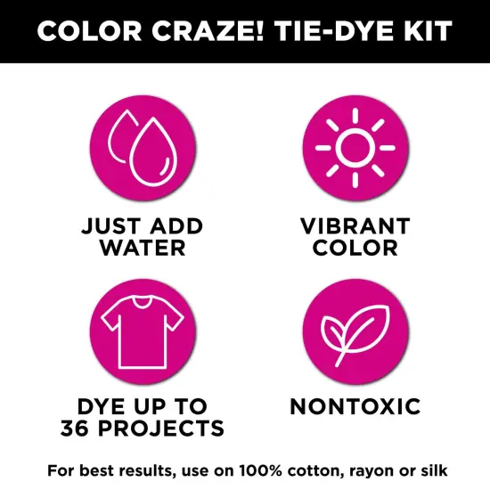 Tulip Color Craze! 12-Color Tie-Dye Kit {3}
