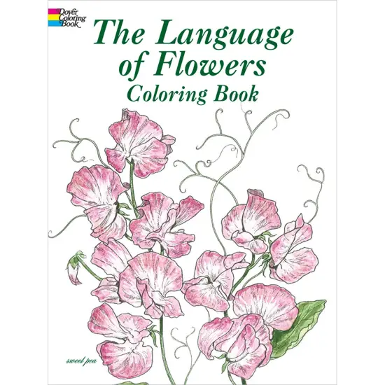 The Language Of Flowers Coloring Book-Softcover {1}