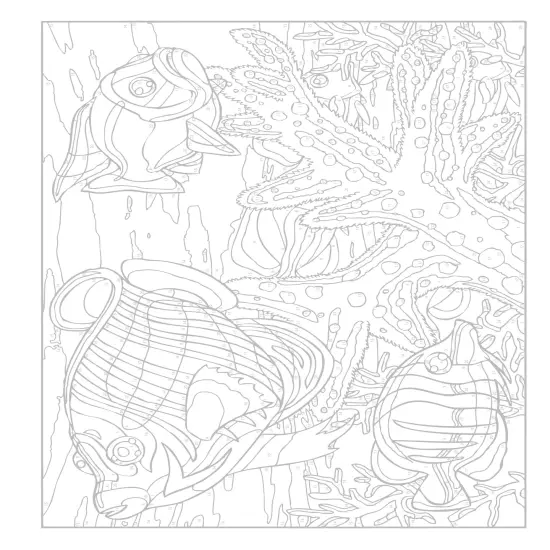 Creative Haven: Sea Life Coloring Book-Softcover {5}