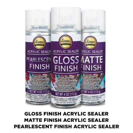 Aleene''s Spray Acrylic Sealer Assorted Finishes 4 oz. 3 Pack {2}