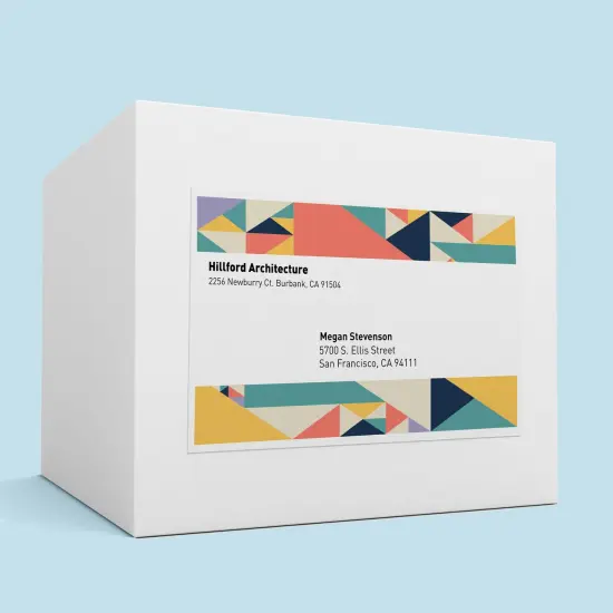 Avery Matte White Rectangle Labels, 10" x 7.5" {2}