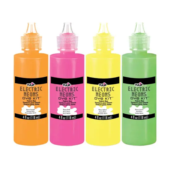 Tulip Electric Neons 16 fl. oz. 4-Color Dye Kit {2}