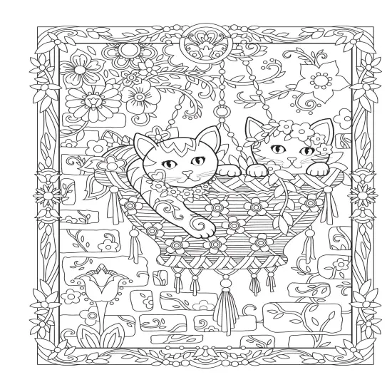 Creative Haven: Creative Kittens Coloring Book-Softcover {5}