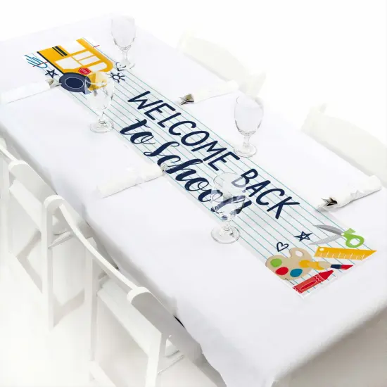 Big Dot of Happiness Back to School - First Day of School Classroom Decorations Banner {6}