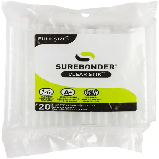 Surebonder All-Purpose Stik Glue Sticks 20/Pkg-7/16"X4" {1}