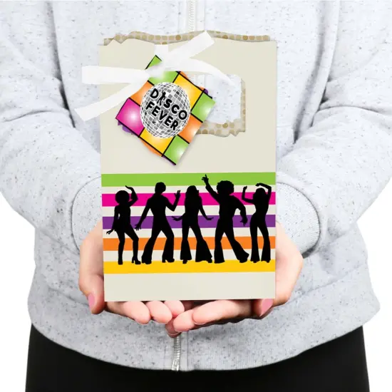 Big Dot of Happiness 70's Disco - 1970's Disco Fever Party Favor Boxes - Set of 12 {6}