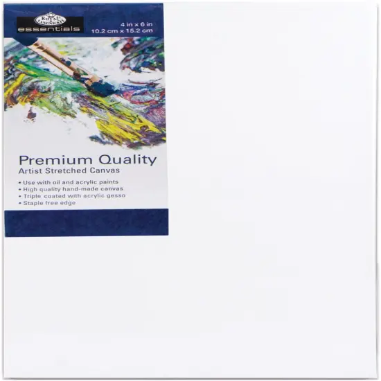 Royal Langnickel essentials(TM) Premium Stretched Canvas-4"x6" {1}