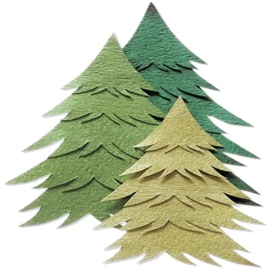 Jolee's Boutique By You Dimensional Stickers - Pine Tree Green, 3pcs {2}