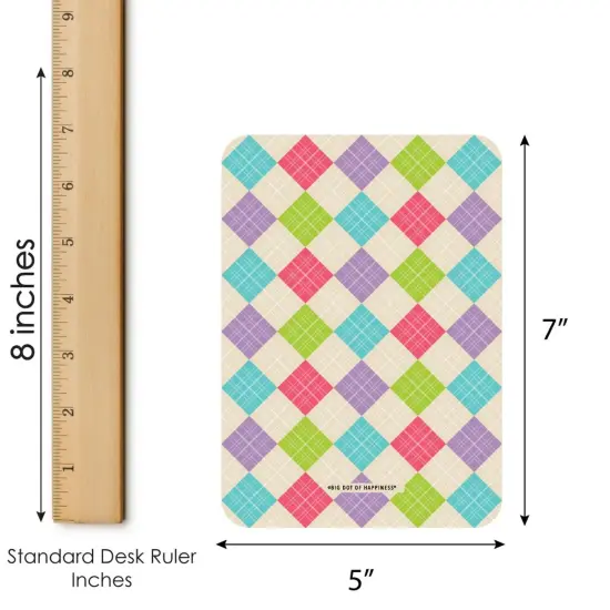 Big Dot of Happiness Hippity Hoppity - Bingo Cards and Markers - Easter Bunny Party Bingo Game - Set of 18 {6}