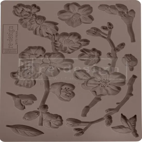 Prima Marketing Re-Design Mould 5"X8"X8mm-Cherry Blossoms {2}