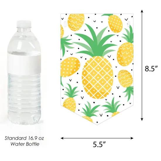 Big Dot of Happiness Tropical Pineapple - Summer Birthday Party Bunting Banner - Birthday Party Decorations - Happy Birthday {3}