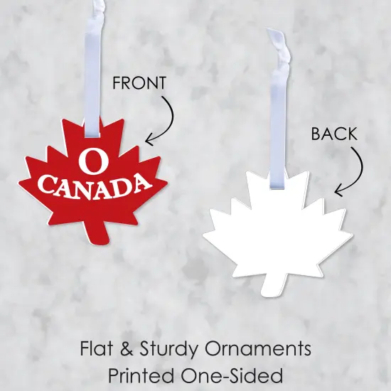 Big Dot of Happiness Canada Day - Canadian Party Decorations - Tree Ornaments - Set of 12 {7}