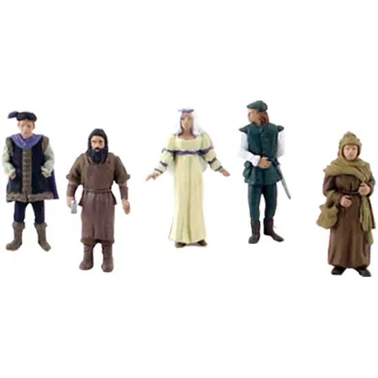 SceneARama Scene Setters(R) Figurines-Castle Dwellers 5/Pkg {2}