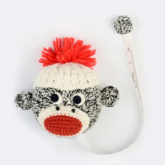 Lantern Moon Sock Monkey Tape Measure Multicolor {1}