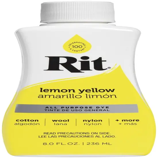 Multipack of 3 - Rit Dye Liquid 8oz-Lemon Yellow {2}