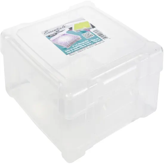 Multipack of 6 - ArtBin Essentials Box-6"X6" Translucent {2}