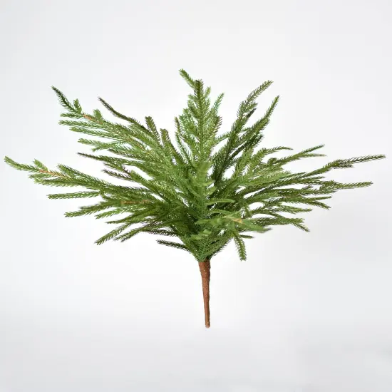 20" Faux Green Norfolk Pine Bush {2}