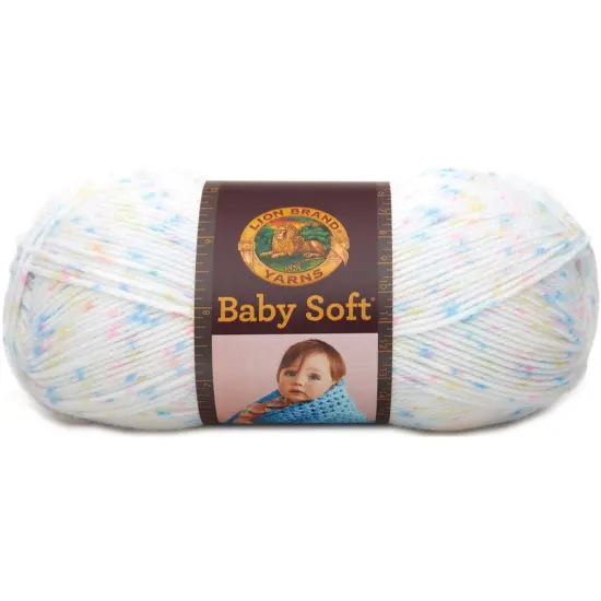 (6 Pack) Lion Brand Baby Soft Yarn - Twinkle Print {2}