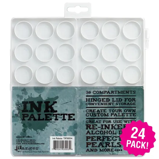 Multipack of 24 - Tim Holtz Ink Palette-7.5"X7.5" {1}