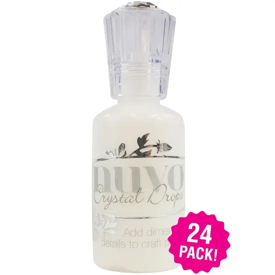 Multipack of 24 - Nuvo Crystal Drops 1.1oz-Gloss White {2}