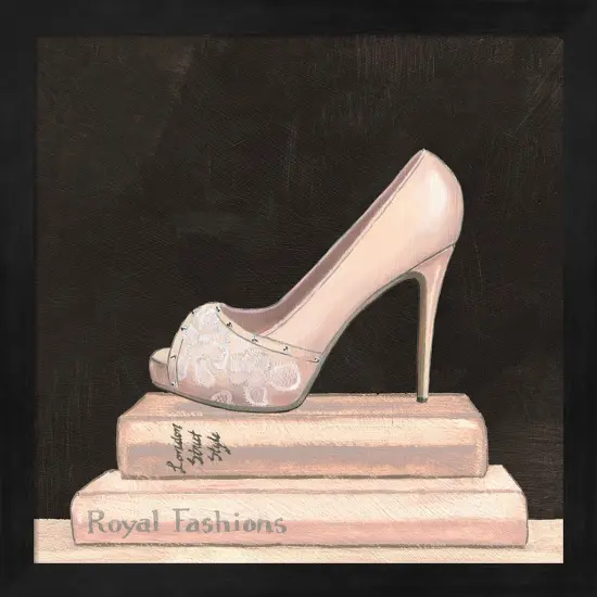 City Style Square IV on Black no Words by Marco Fabiano 13" x 13" Framed Wall Art {1}