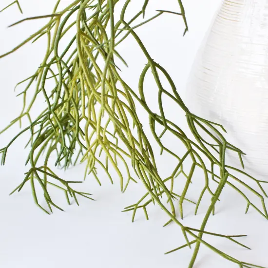 24" Faux Pencil Cactus Hanging Succulent Bush {1}