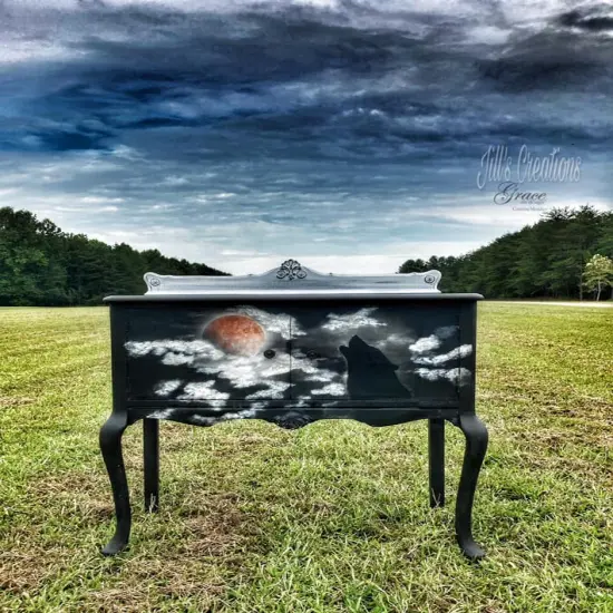 Moonlit Wolf Art Paper for Decoupage and Mixed Media(Medium - 18x24) {3}