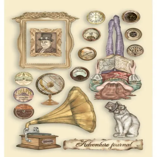 Stamperia Wooden Shapes A5-Cat, Lady Vagabond Lifestyle {1}