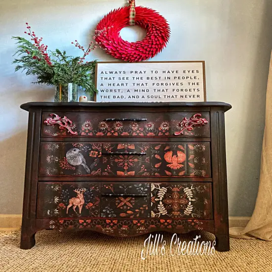 FolkloreQuilt SquaresDecoupage Mixed MediaArt Paper (large) {2}