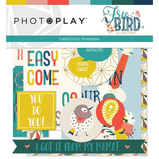 Photoplay Free Bird Cardstock Ephemera {1}