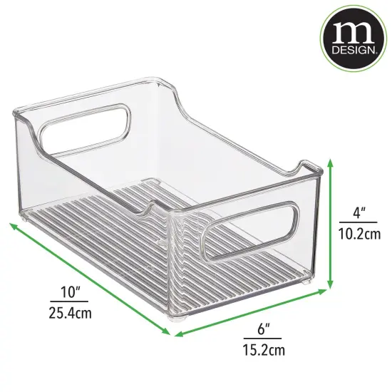 mDesign Plastic Kitchen Pantry Cabinet Food Storage Bin {3}