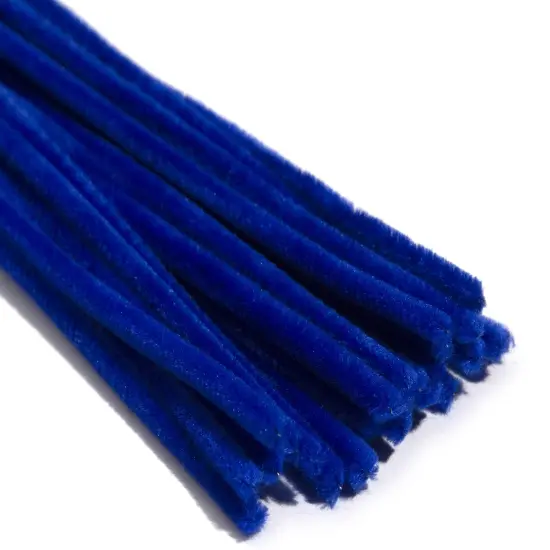 CousinDIY Chenille Stems 6mmx12" 25/Pkg-Dark Blue {5}