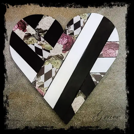 Harlequin Roses Decoupage Papers for Mixed Media and Crafting - Medium {3}