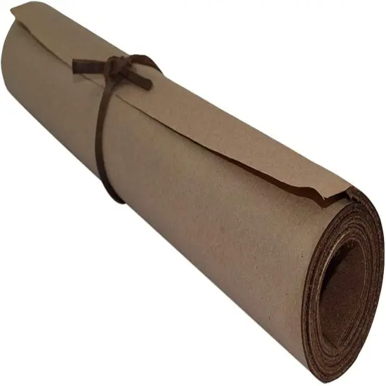 ELW Bourbon Brown 2 pcs for 1 Price Thick Natural Full Grain Leather 5/6 OZ BB (2.0/2.4 mm) Thickness Square (10''X18'') for Crafts/Tooling/Hobby Workshop Best Quality Leather Guaranteed {3}