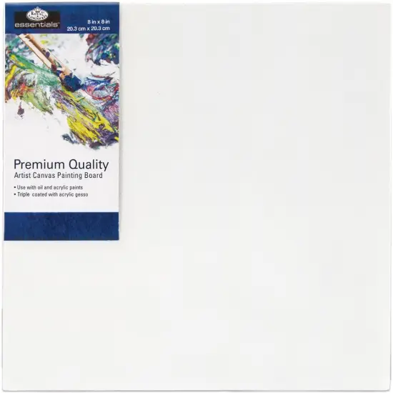 Royal Langnickel essentials(TM) Premium Canvas Board-8"x8" {1}