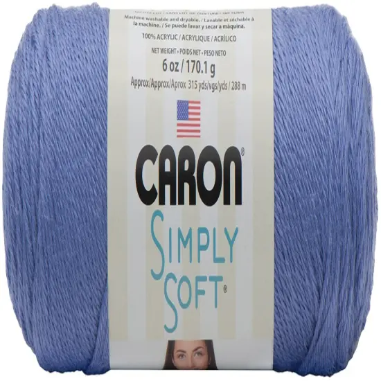 Multipack of 12 - Caron Simply Soft Solids Yarn-Lavender Blue {2}
