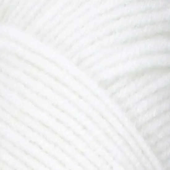 Red Heart Super Saver Jumbo White Yarn - 2 Pack of 396g/14oz - Acrylic - 4 Medium (Worsted) - 744 Yards - Knitting/Crochet {3}