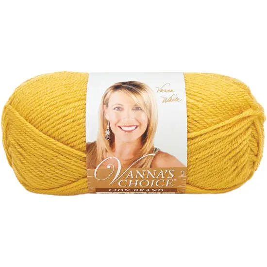 Multipack of 24 - Lion Brand Vanna's Choice Yarn-Mustard {3}