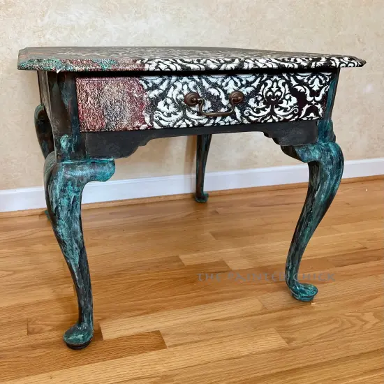 Rainbow Patina Decoupage and Mixed Media Art Papers (large) {2}