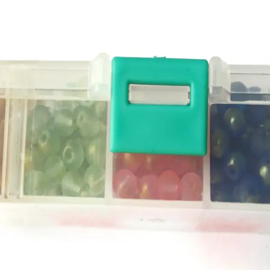 10 Colors 6mm Round Glass Mixed Color Beads Kit {5}