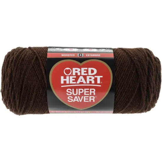 Multipack of 24 - Red Heart Super Saver Yarn-Coffee {2}