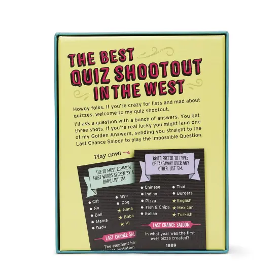 Mr Listers Quiz Shootout: Quick-Fire Party Trivia Game by Big Potato {2}