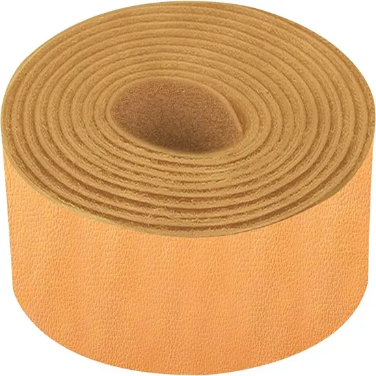 ELW Genuine American Leather Bison 8-9 oz (3.2-3.4mm) Thickness - Straps, Belts, Strips - 60"&nbsp;-&nbsp; Full Grain Hide DIY Craft Projects, Bag, Chap, Moccasins, Jewelry, Wrapping {1}