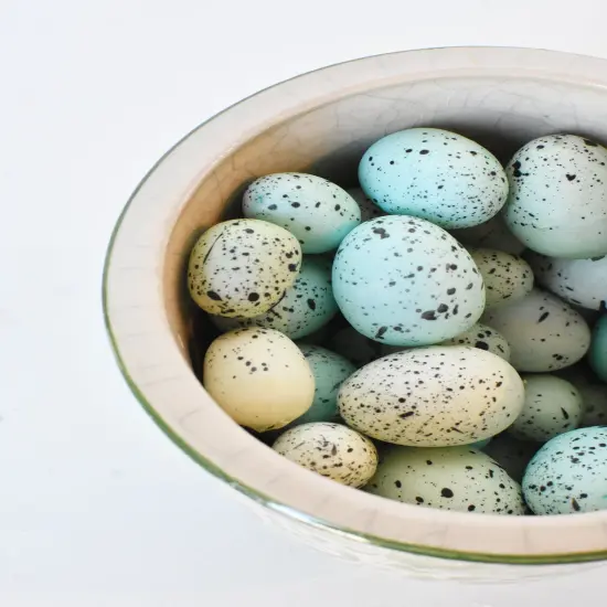 Plastic Blue Eggs Assortment (36 PCS) {4}