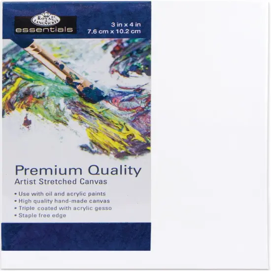 Royal Langnickel essentials(TM) Premium Stretched Canvas-3"x4" {1}