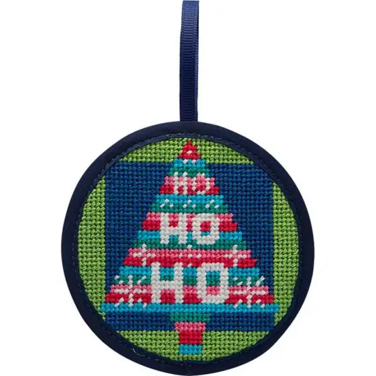 Alice Peterson Stitch-Ups Ho Ho Ho Tree Needlepoint Ornament Kit Multicolor {1}