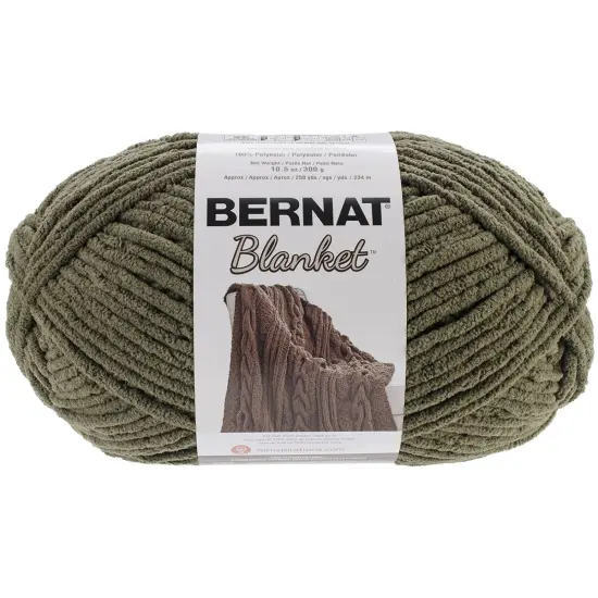 Multipack of 8 - Bernat Blanket Big Ball Yarn-Olive {3}