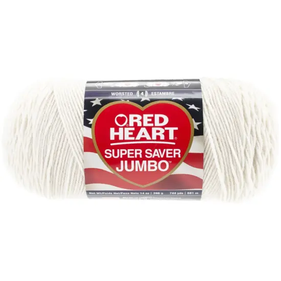 Multipack of 4 - Red Heart Super Saver Jumbo Yarn-Aran {2}