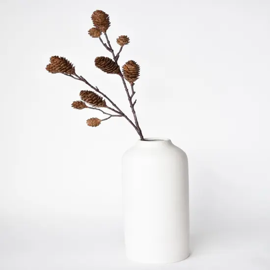 28" Faux Pinecone Branch Stem {4}