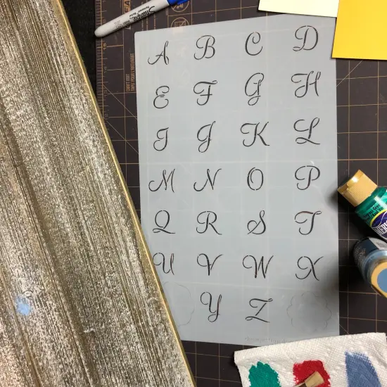 1-Inch Emily's Mini Monogram Cookie Stencil Set | C450 by Designer Stencils | Cookie Decorating Tools | {3}